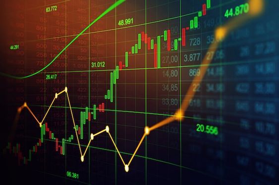 Premium Photo Stock market or forex trading graph in graphic concept
