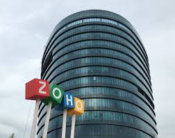 Alt Text: Zoho Corporation headquarters building view representing Indian SaaS innovation