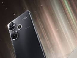 Poco F7 smartphone with AMOLED display and triple rear camera setup